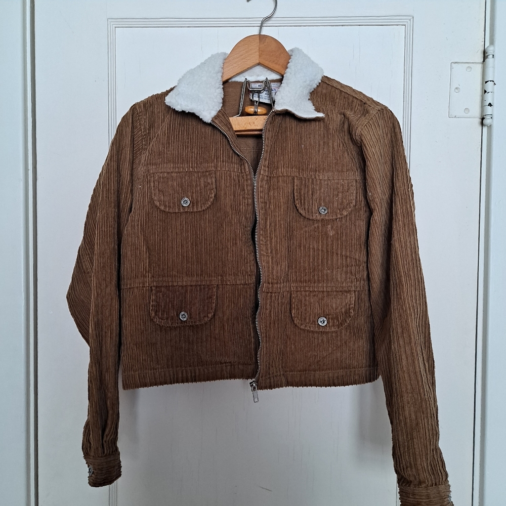 Vintage corduroy bomber jacket